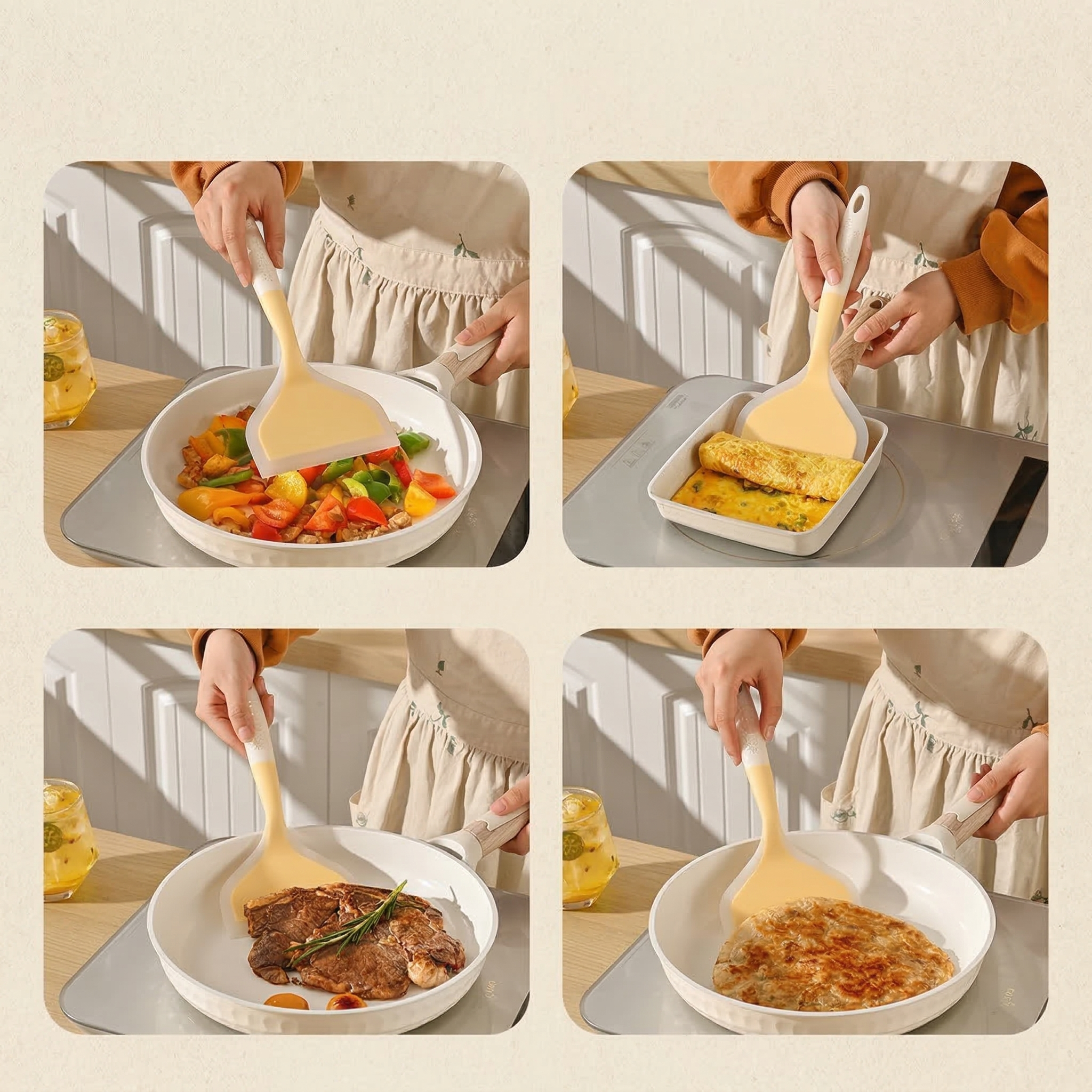 Food-grade silicone spatula