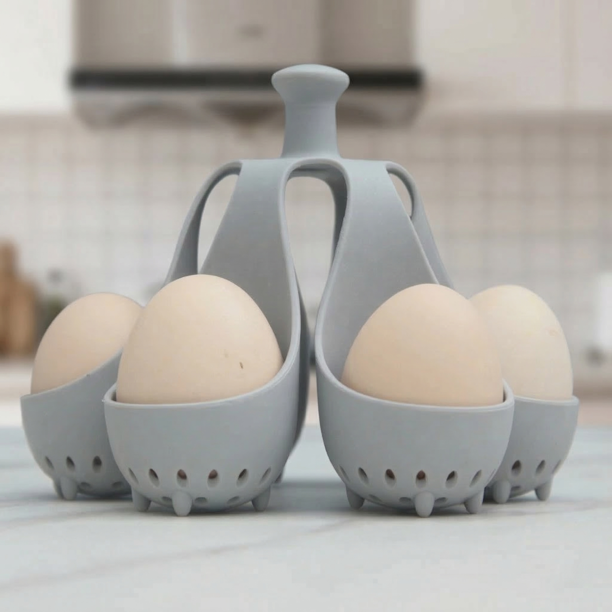 High-temperature-resistant silicone egg cooker